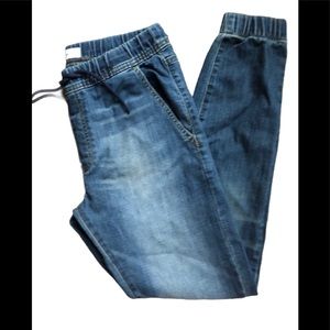 Levi’s Signature Denim Jean Jogger High Waisted Drawstring size M Leisure